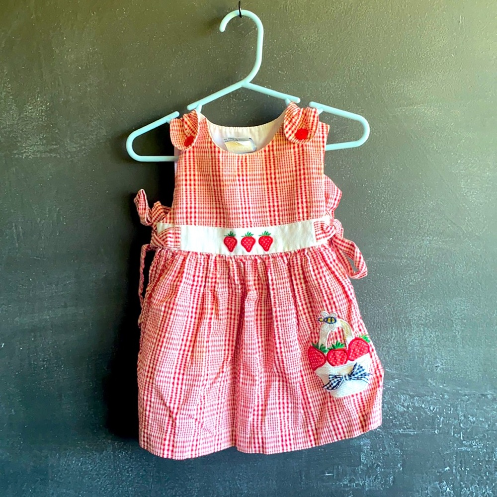 Vintage Strawberry Dress